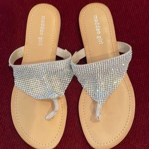 Crystal Thong Sandals